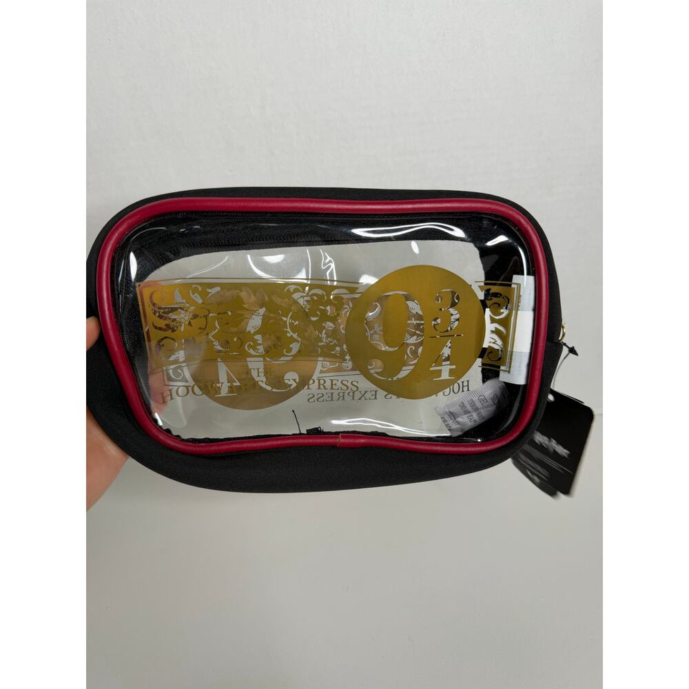 NEW Hot Topic Harry Potter Hogwarts Clear Make Up Bag - Picture 3 of 5